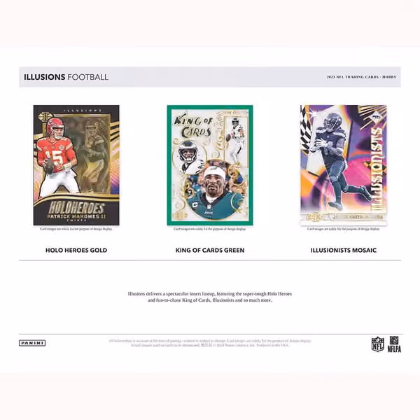 2023 Panini Illusions Football NFL Hobby Box view 4