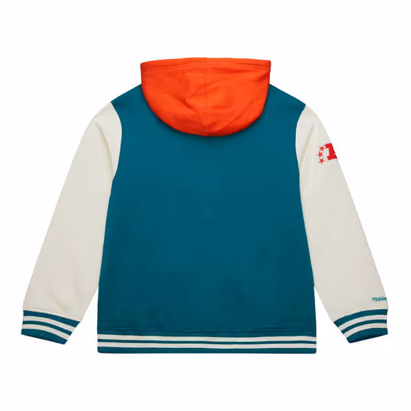 Miami Dolphins Courtside Fleece Full-Snap NFL Jacket view 2