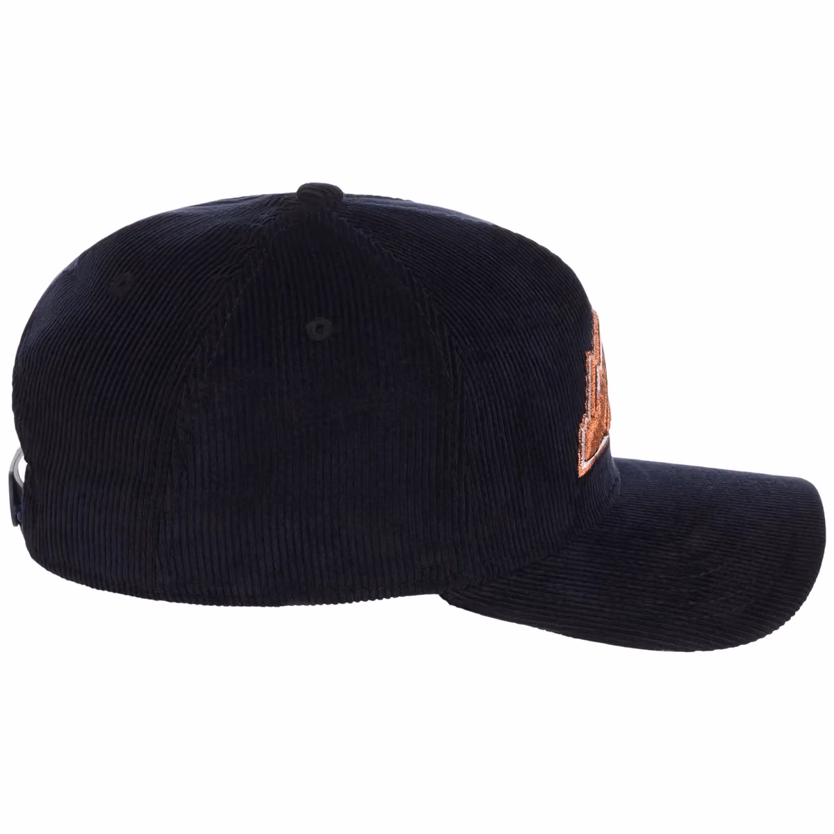 Colorado Rockies MLB Navy Cord FASHION CORE New Era 9FORTY A-Frame detail view