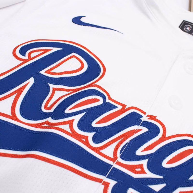 Texas Rangers Home Limited MLB Jersey White view 3
