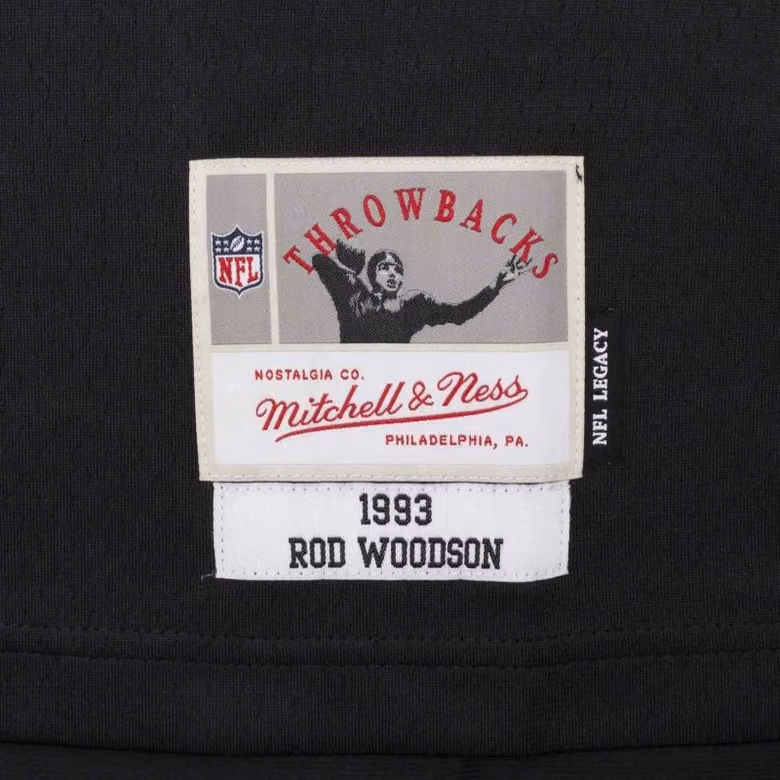 Rod Woodson #26 Pittsburgh Steelers 1993 Legacy Throwback NFL Jersey Black view 4