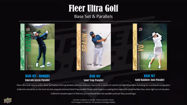 2026 Upper Deck Fleer Ultra Golf Hobby Box view 2
