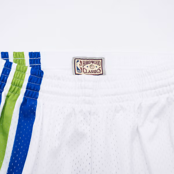 Atlanta Hawks 1970-71 Mitchell & Ness Swingman NBA Shorts White view 5