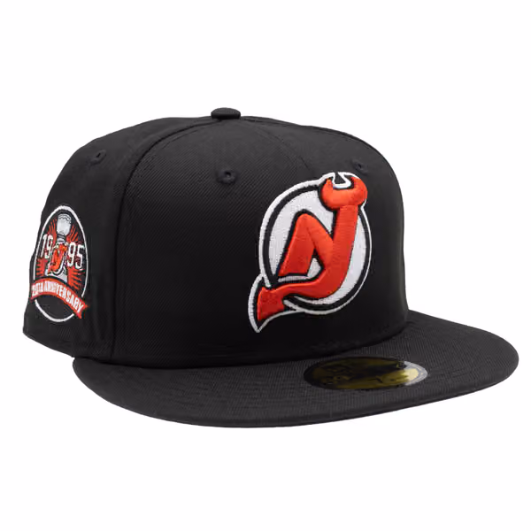 New Jersey Devils 20th Anniversary 59FIFTY Fitted NHL Cap Black product photo