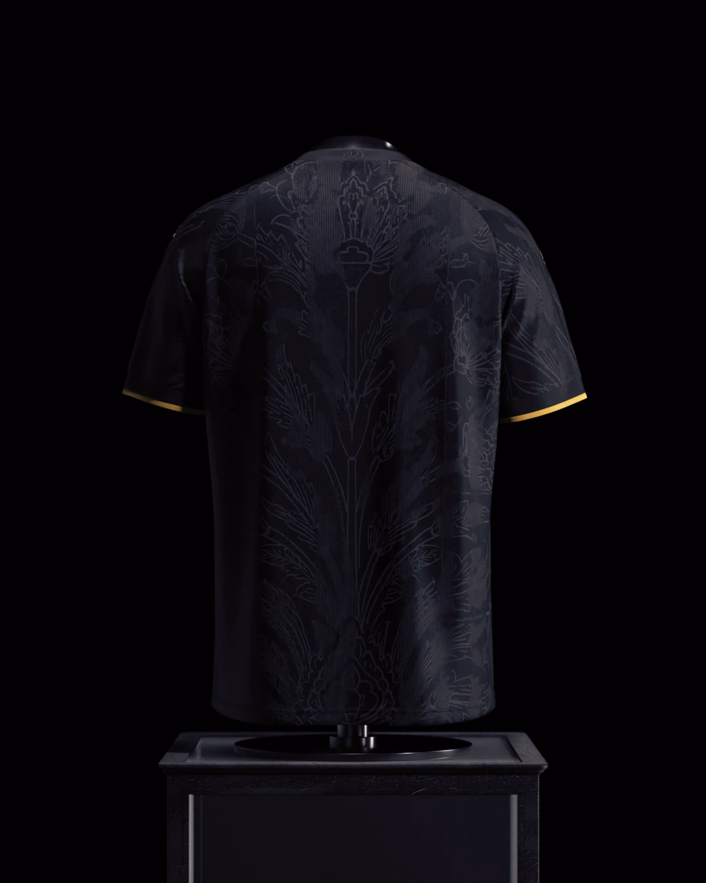 Jersevo Custom Personalized Türkiye Heritage Jersey (2026WC Edition) - Black back view
