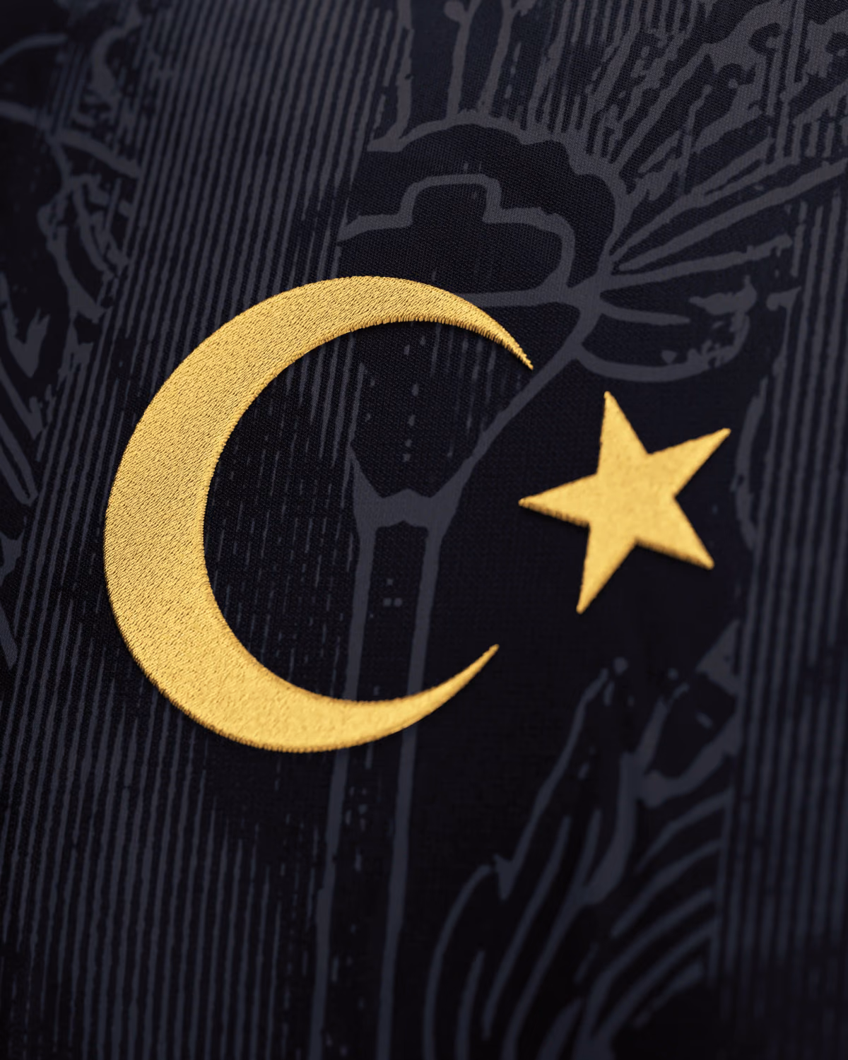 Jersevo Custom Personalized Türkiye Heritage Jersey (2026WC Edition) - Black crest detail