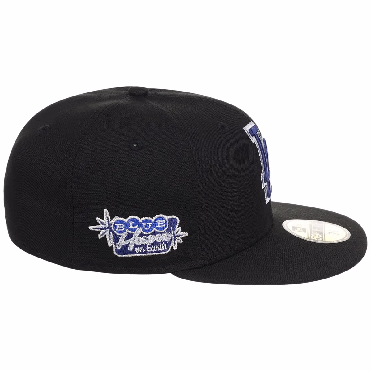 Los Angeles Dodgers Blue Heaven New Era 59FIFTY (Black/Black) detail view