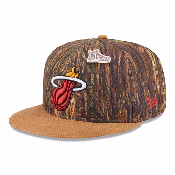 Miami Heat 2025 NBA All-Star Game Forrest Camo 9FIFTY Snapback Cap product photo