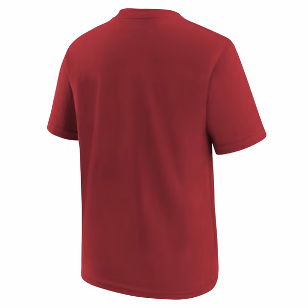 Miami Heat Nike Swoosh Logo NBA T-Shirt Red (YOUTH) view 3