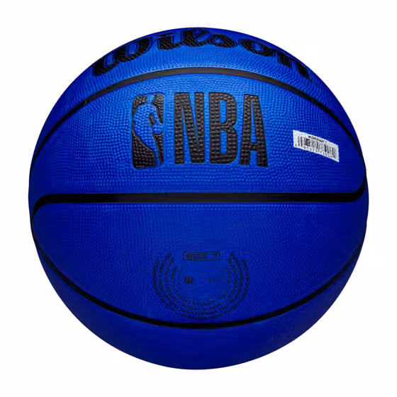 Dallas Mavericks Solid Wilson NBA Basketball Blue (Size 5) view 2