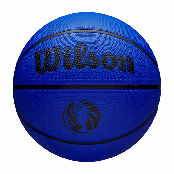 Dallas Mavericks Solid Wilson NBA Basketball Blue (Size 5) view 1
