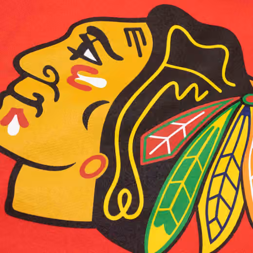 Chicago Blackhawks Primary Logo NHL Hoodie Red view 3