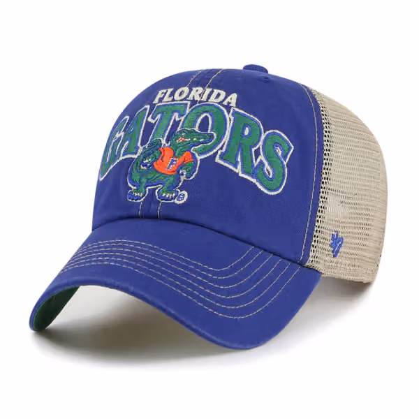 Florida Gators Vintage Tuscaloosa '47 Clean Up Trucker NCAA Cap Blue product photo