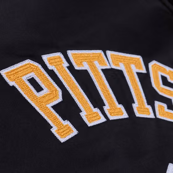 Ben Roethlisberger #7 Pittsburgh Steelers Lightweight Satin NFL Jacket Black view 6