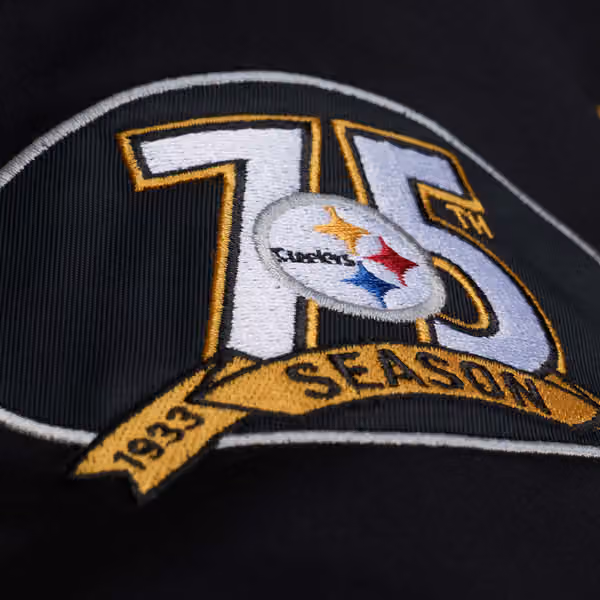 Ben Roethlisberger #7 Pittsburgh Steelers Lightweight Satin NFL Jacket Black view 8