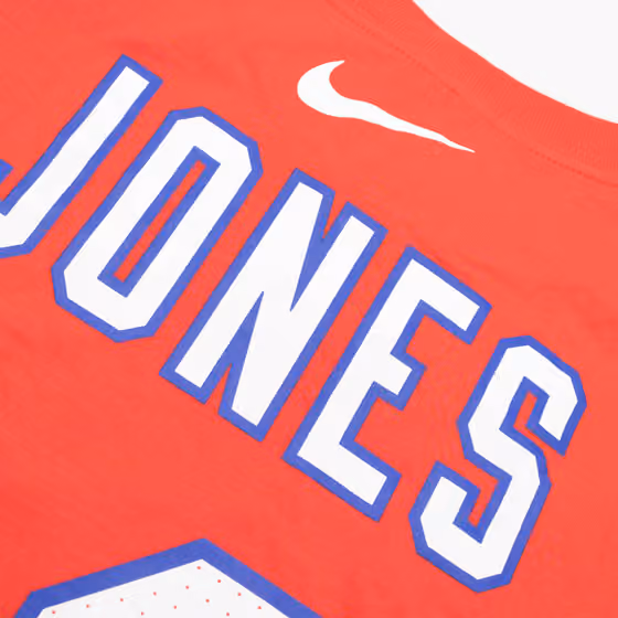 Mac Jones #10 New England Patriots Nike Player NFL T-Shirt Red view 4