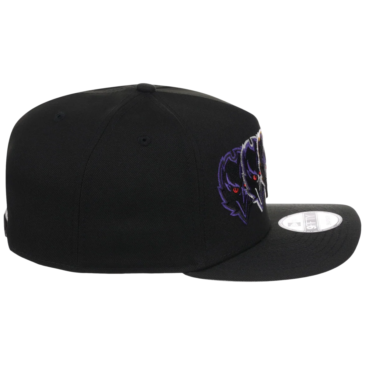 Baltimore Ravens NFL Seismic New Era 9FIFTY A-Frame detail view