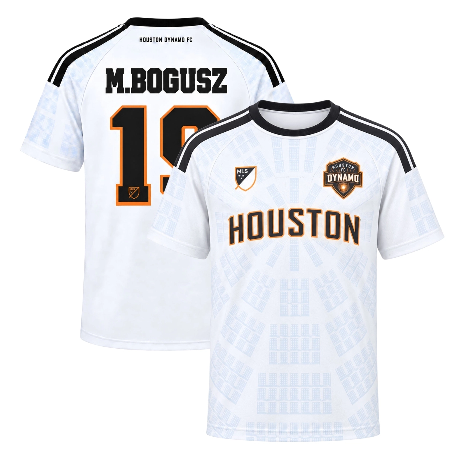 Mateusz Bogusz Houston Dynamo Jersey Stunning Retro White