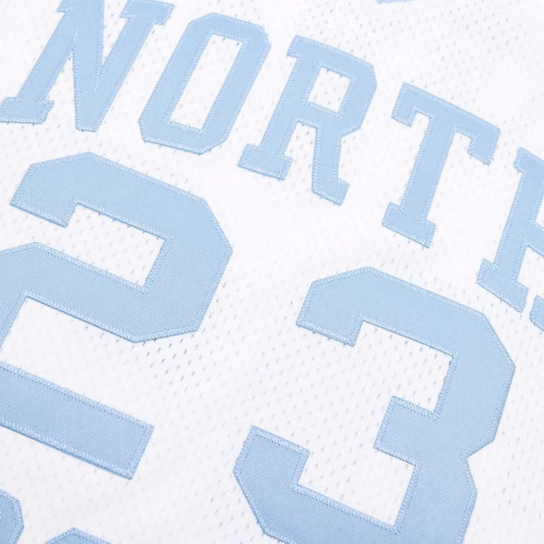 Michael Jordan #23 North Carolina Tar Heels 1983-84 Mitchell & Ness Authentic NCAA Jersey White view 4