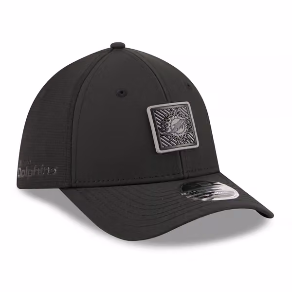 Miami Dolphins Black 2026 NFL Training Camp 39THIRTY Flex Cap product photo