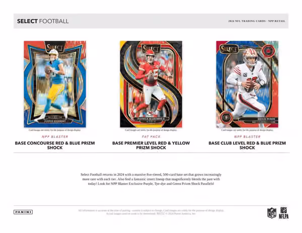 2024 Panini Select Football NFL Fat-Pack Value Box view 4