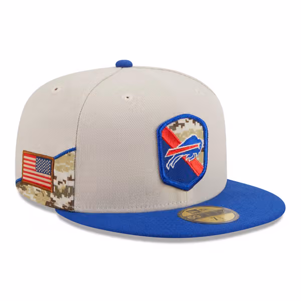Buffalo Bills 2023 NFL Salute to Service New Era 59FIFTY Fitted Cap product photo