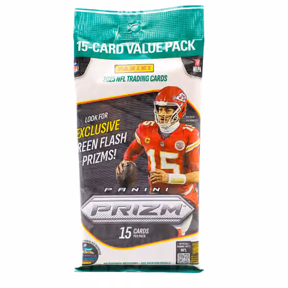 2025 Panini Prizm Football NFL Value Fat-Pack Box view 1