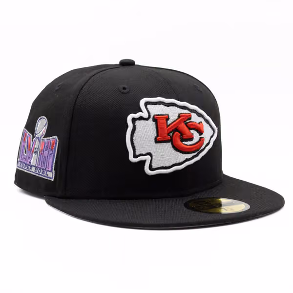 Kansas City Chiefs Super Bowl LVIII 59FIFTY Fitted NFL Cap Black product photo