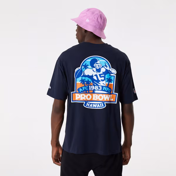 1983 Pro Bowl Hawaii New Era NFL T-Shirt Navy view 1