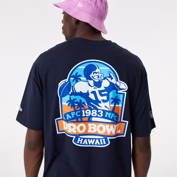 1983 Pro Bowl Hawaii New Era NFL T-Shirt Navy view 3