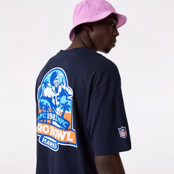 1983 Pro Bowl Hawaii New Era NFL T-Shirt Navy view 5