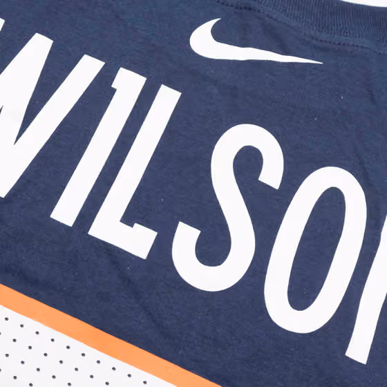 Russell Wilson #3 Denver Broncos Nike Player NFL T-Shirt Navy view 4