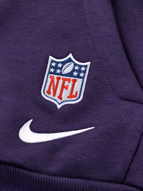 Minnesota Vikings 2026 NFL Rivalries Sideline Sleeveless Hoodie Purple view 7