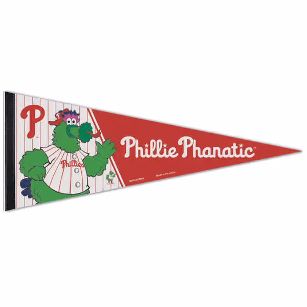 Philadelphia Phillies "Phillie Phanatic" Premium MLB Pennant view 1