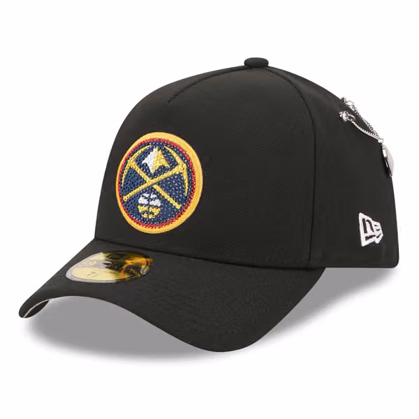 Denver Nuggets 2026 NBA Draft On-Stage Crystal 59FORTY A-Frame Fitted Cap Black product photo