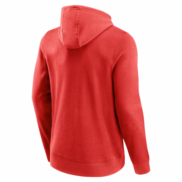 San Francisco 49ers Chrome Logo NFL Hoodie Red view 2