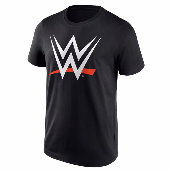 WWE Logo T-Shirt Black view 1