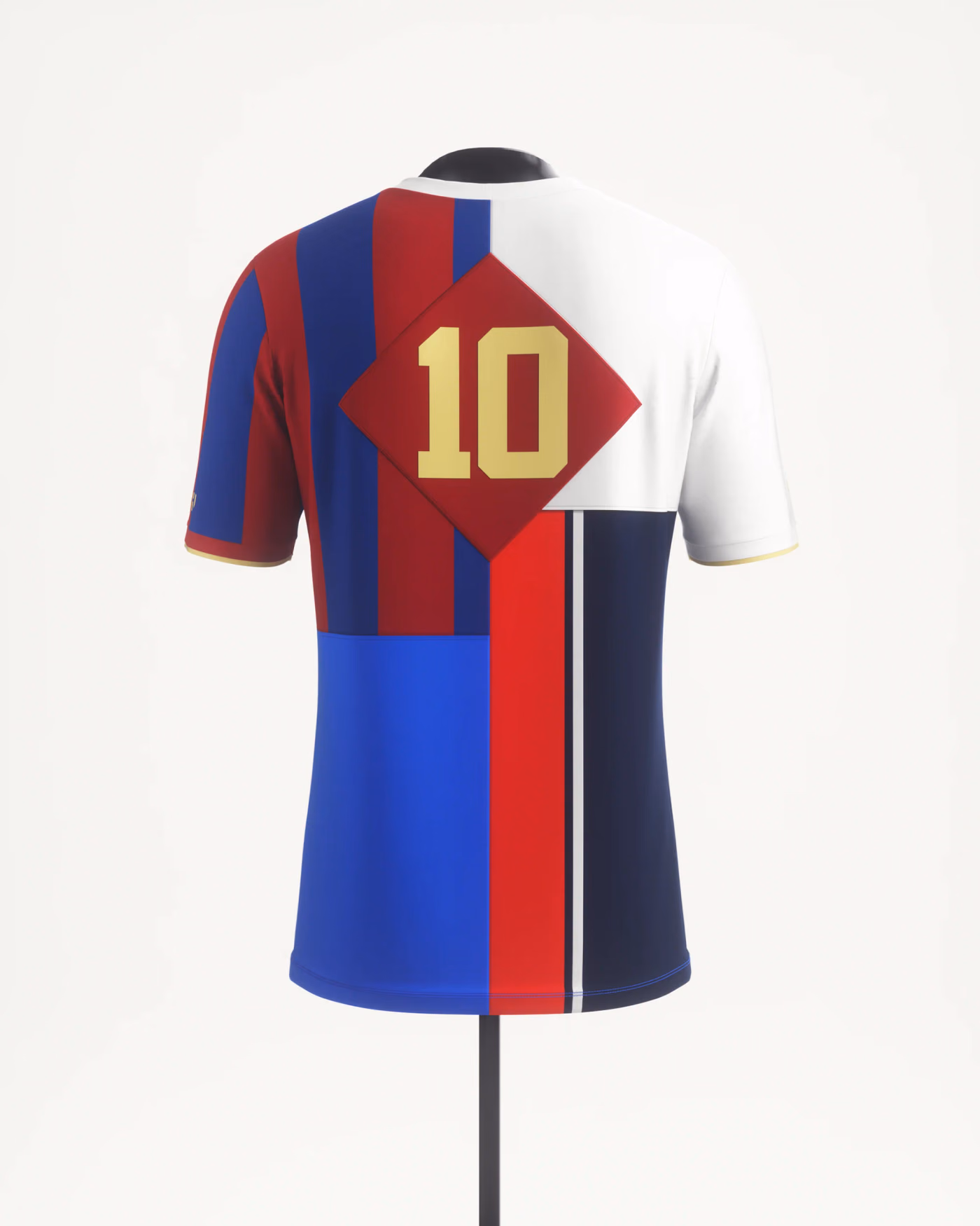 Jersevo Custom Personalized The Prince Jersey (Third Edition) back view
