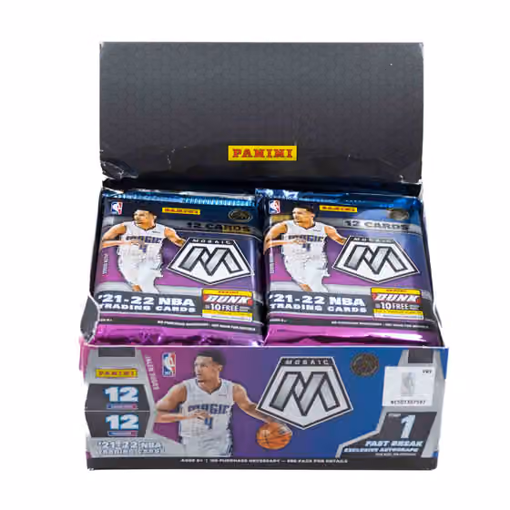 2021/22 Panini Mosaic Basketball NBA Fast Break Pack view 6
