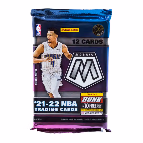2021/22 Panini Mosaic Basketball NBA Fast Break Pack view 1