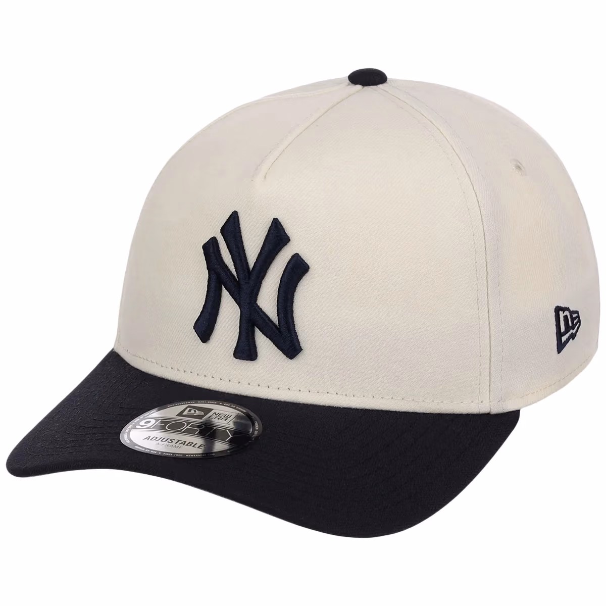 New York Yankees MLB Chrome OTC New Era 9FORTY A-Frame detail view