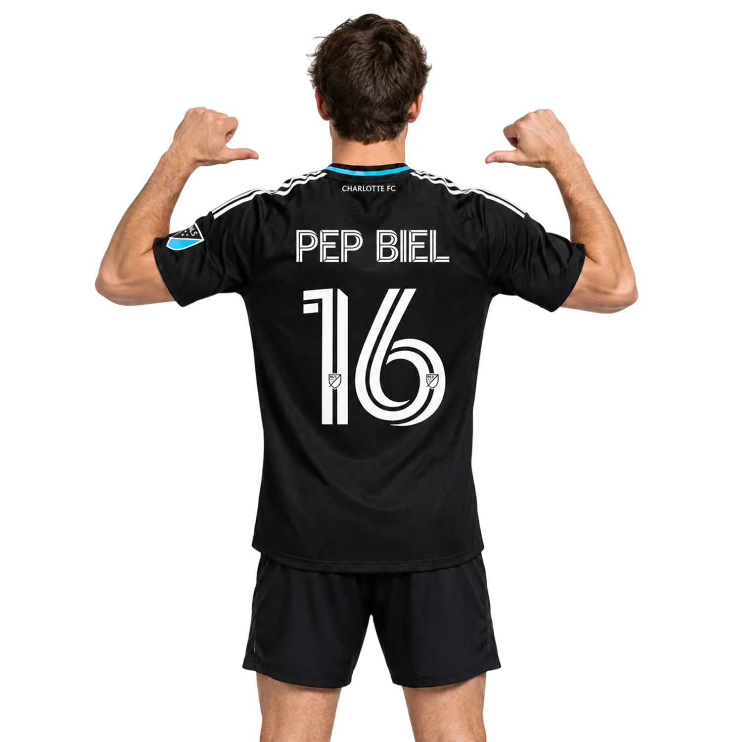 Pep Biel Charlotte FC Black Jersey Bold Custom Player