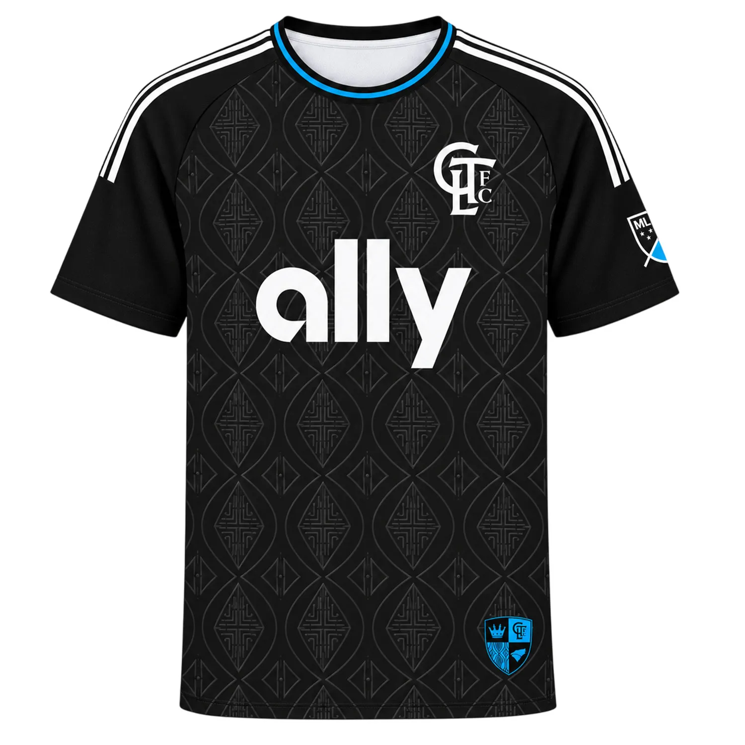 Pep Biel Charlotte FC Black Jersey Bold Custom Player