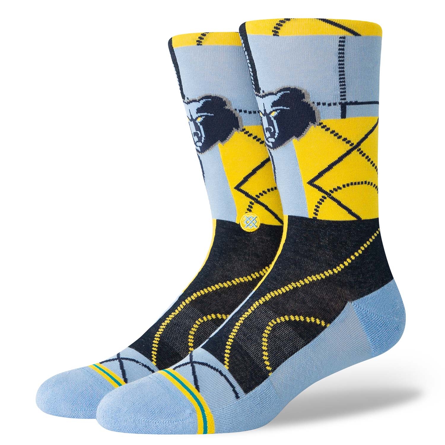 Memphis Grizzlies Zone Stance NBA Crew Socks view 1
