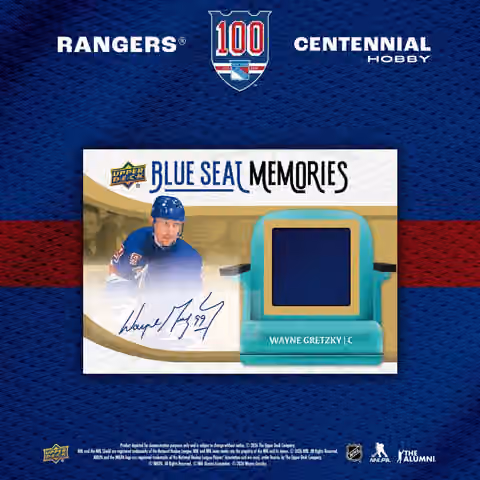2025/26 Upper Deck New York Rangers 100 Years Centennial Hockey Hobby Tin view 8