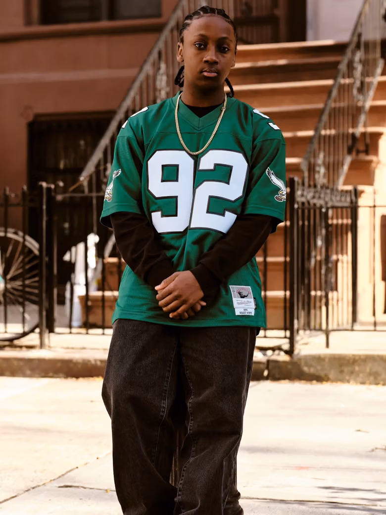 Reggie White #92 Philadelphia Eagles 1990 Legacy Throwback NFL Jersey Green view 4
