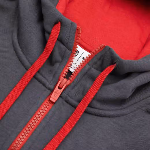 Tampa Bay Buccaneers Playbook NFL Full-Zip Fleece Hoodie Anthracite view 4