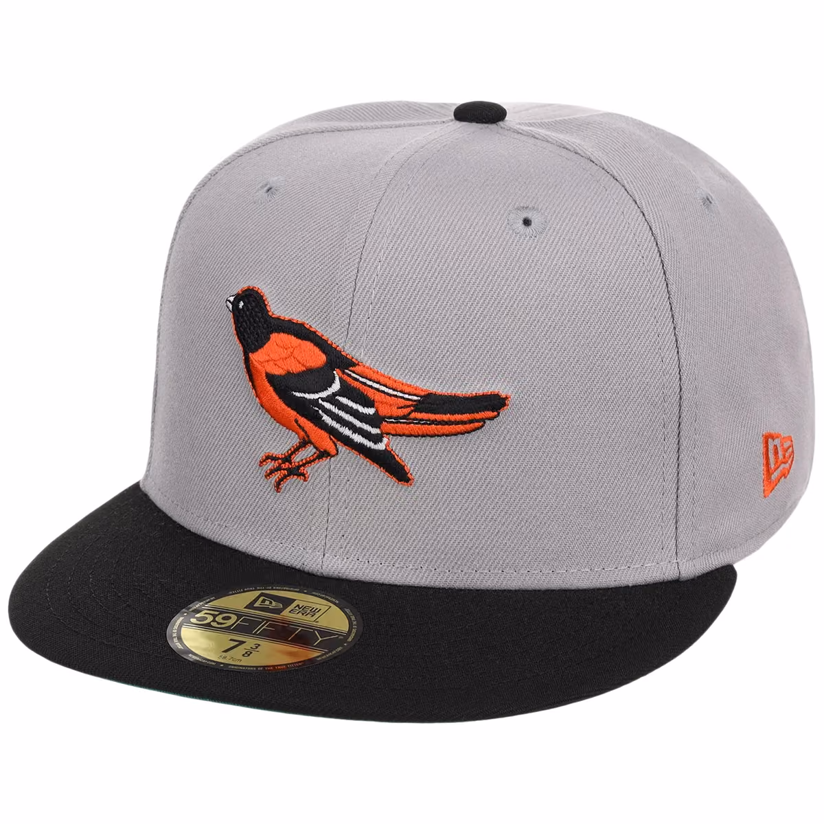 Baltimore Orioles MLB Cooperstown Authentic Collection New Era 59FIFTY (Gray/Black) detail view