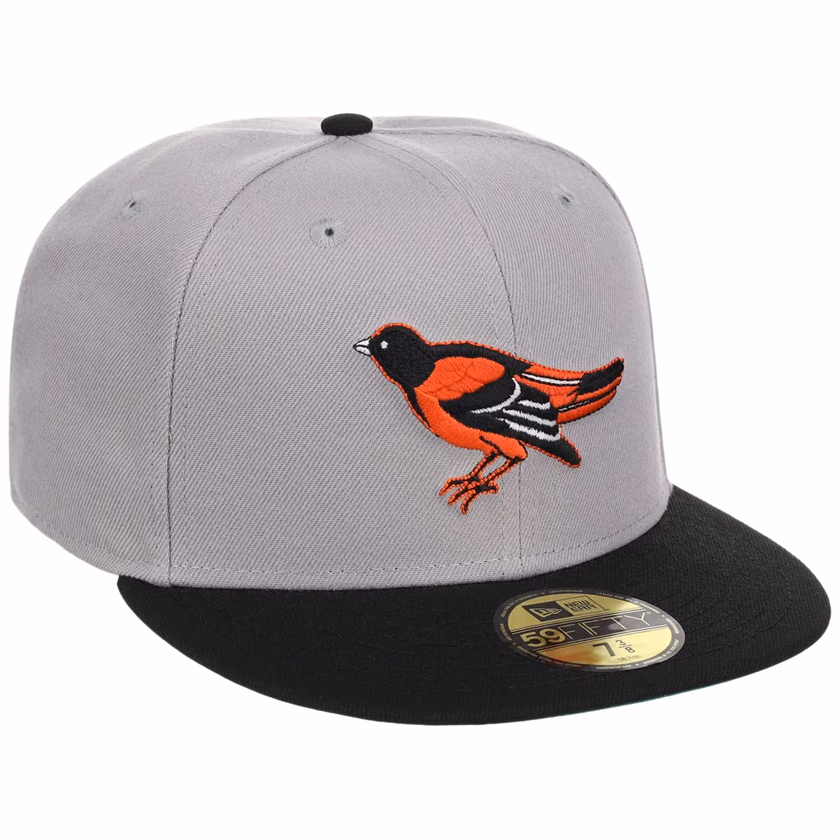 Baltimore Orioles MLB Cooperstown Authentic Collection New Era 59FIFTY (Gray/Black) front view