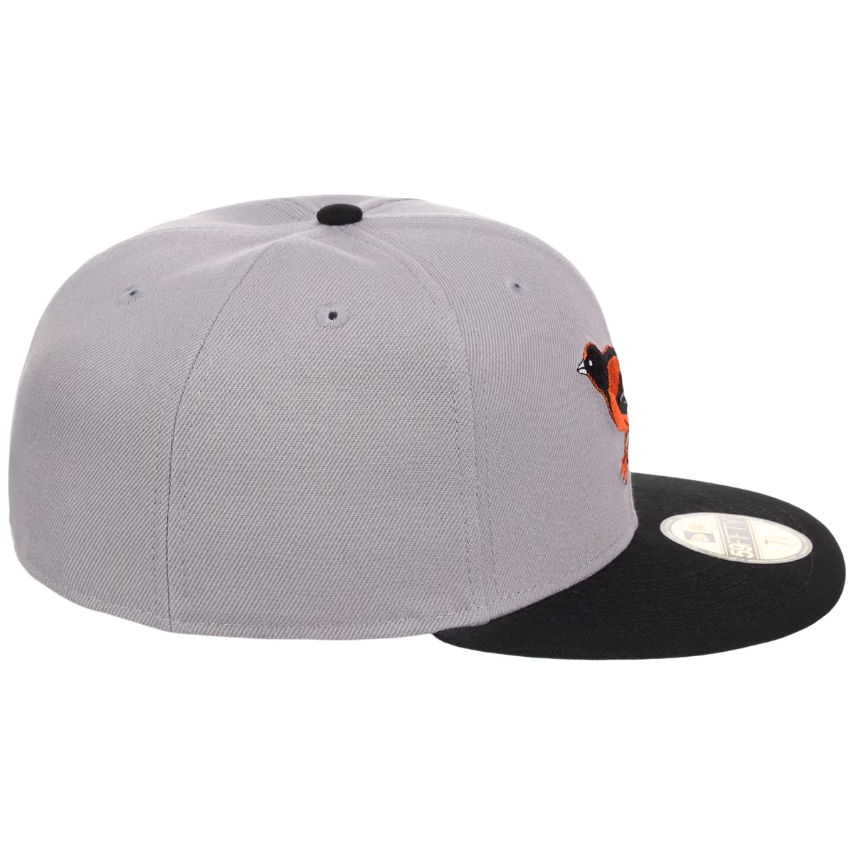 Baltimore Orioles MLB Cooperstown Authentic Collection New Era 59FIFTY (Gray/Black) detail view